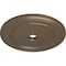 Ekena Millwork Classic Ceiling Medallion (Fits Canopies up to 5 1/2"), 41 1/8"OD x 4"ID x 2 1/8"P, Warm Silver CM41CLWSS - alternate 2